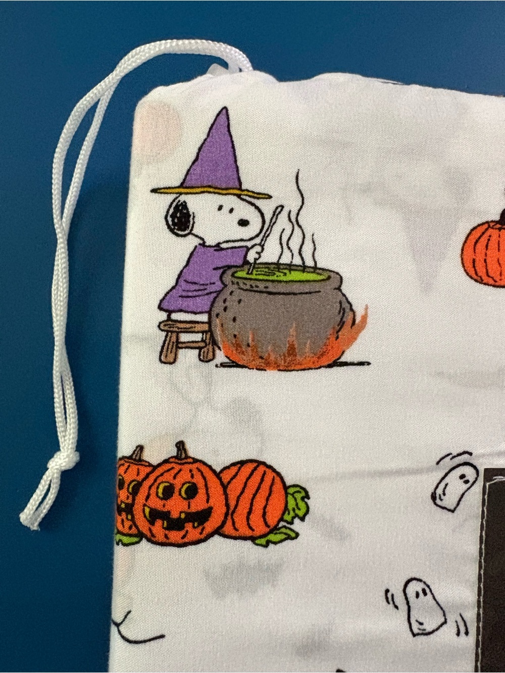 Peanuts Snoopy Halloween 3PC Twin Sheet Set- Witch, Pumpkin, Ghost - Picture 2 of 5